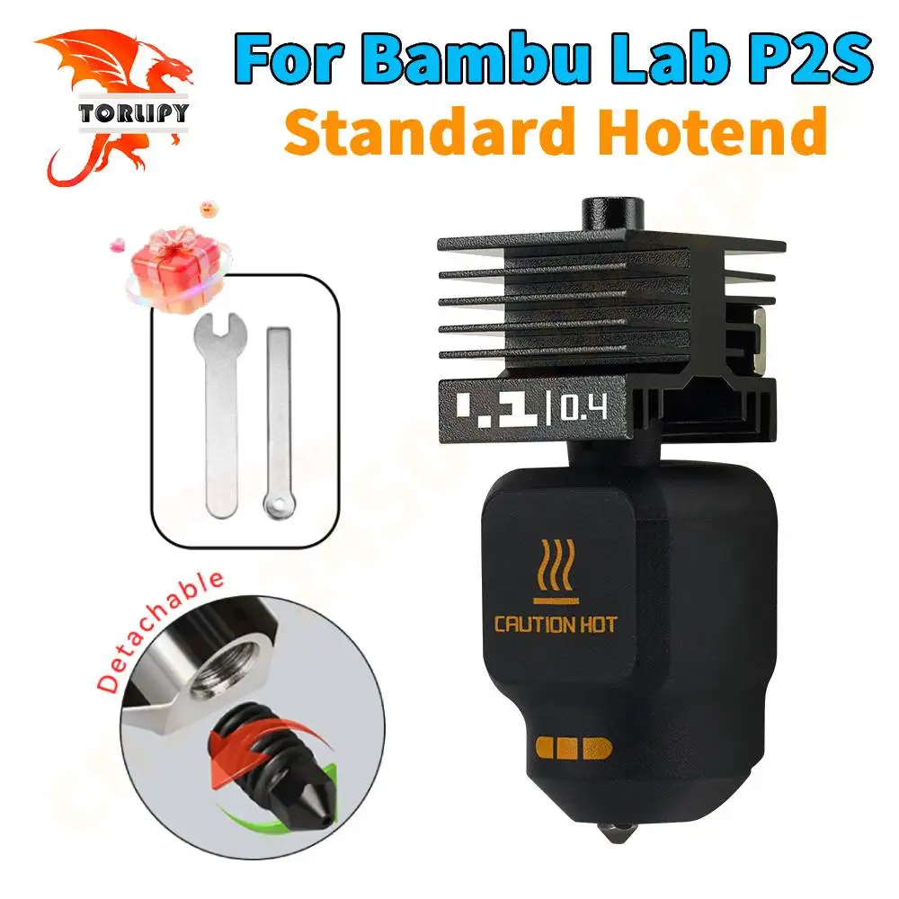 Для Bambu Lab P2S Hotend 0,2/0,4/0,6/0,8 мм съемное сопло из закаленной стали Hot End для Bambulab P2S аксессуары для 3D-принтеров
Для Bambu Lab P2S Hotend 0,2/0,4/0,6/0,8 мм съемное сопло из закаленной стали Hot End для Bambulab P2S аксессуары для 3D-принтеров