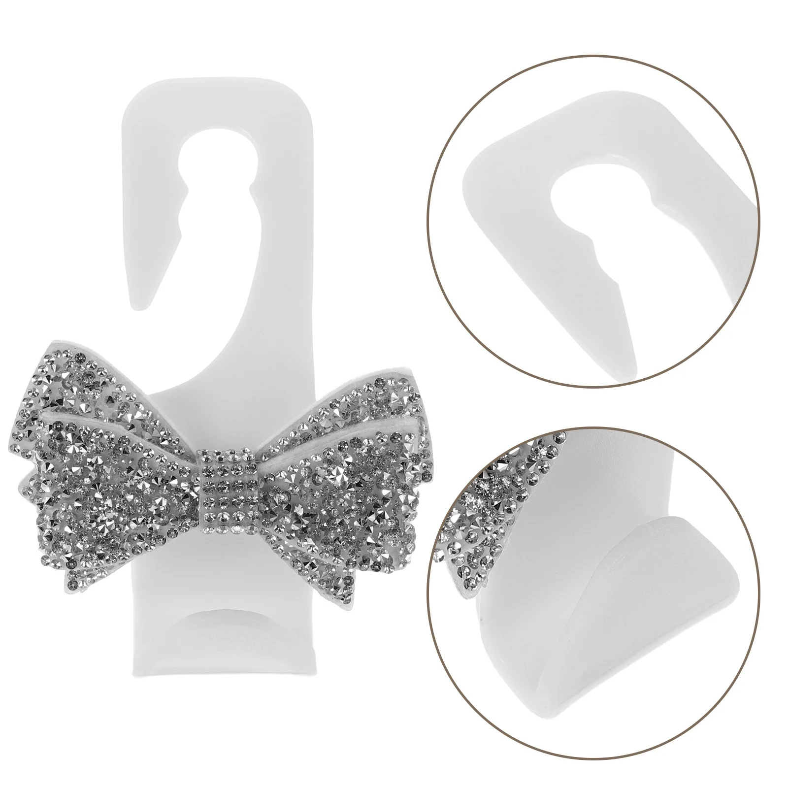 2Pcs Bling Car Seat Headrest Hooks Rhinestone Bow Backseat Purse Hanger Hidden Storage Organizer Bottle Holder Automotive
2Pcs Bling Car Seat Headrest Hooks Rhinestone Bow Backseat Purse Hanger Hidden Storage Organizer Bottle Holder Automotive