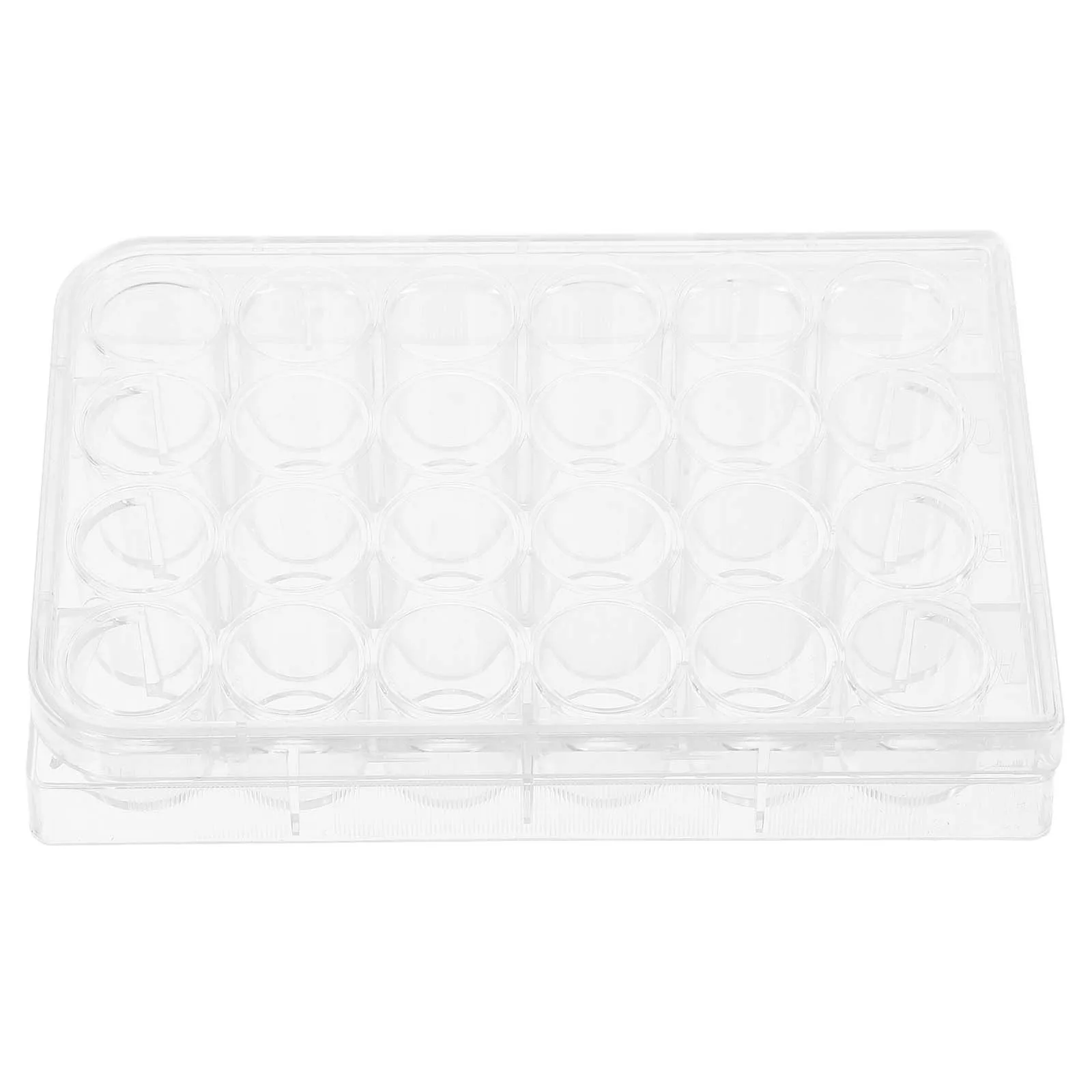 2 Pcs 24-well Culture Plate Laboratory Transparent Tissue Cell Tray Lid Evaporation Reduction Cross Contamination Prevention
2 Pcs 24-well Culture Plate Laboratory Transparent Tissue Cell Tray Lid Evaporation Reduction Cross Contamination Prevention