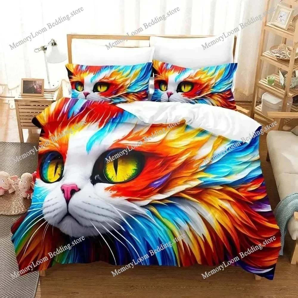 Anime Cute Artistic Cat Bedding Set Duvet Cover Bed Set Quilt Cover Pillowcase Comforter king Queen Size Boys Adult Bedding Set
Anime Cute Artistic Cat Bedding Set Duvet Cover Bed Set Quilt Cover Pillowcase Comforter king Queen Size Boys Adult Bedding Set