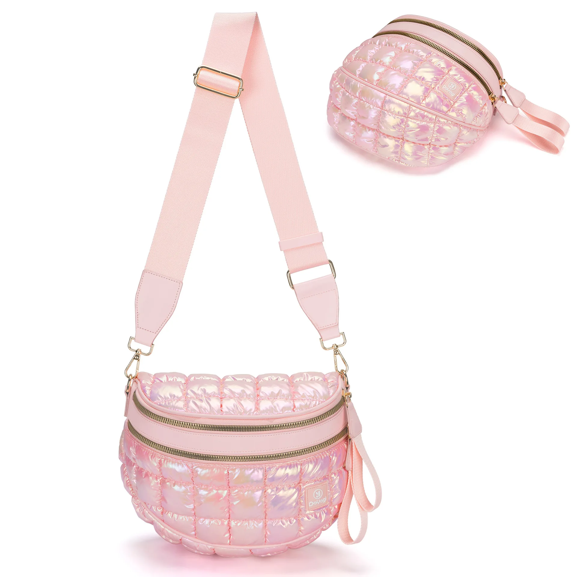 Single-shoulder bag - New stylish and versatile puff waist bag with large capacity, shell material, lightweight cross-body bag,
Single-shoulder bag - New stylish and versatile puff waist bag with large capacity, shell material, lightweight cross-body bag,