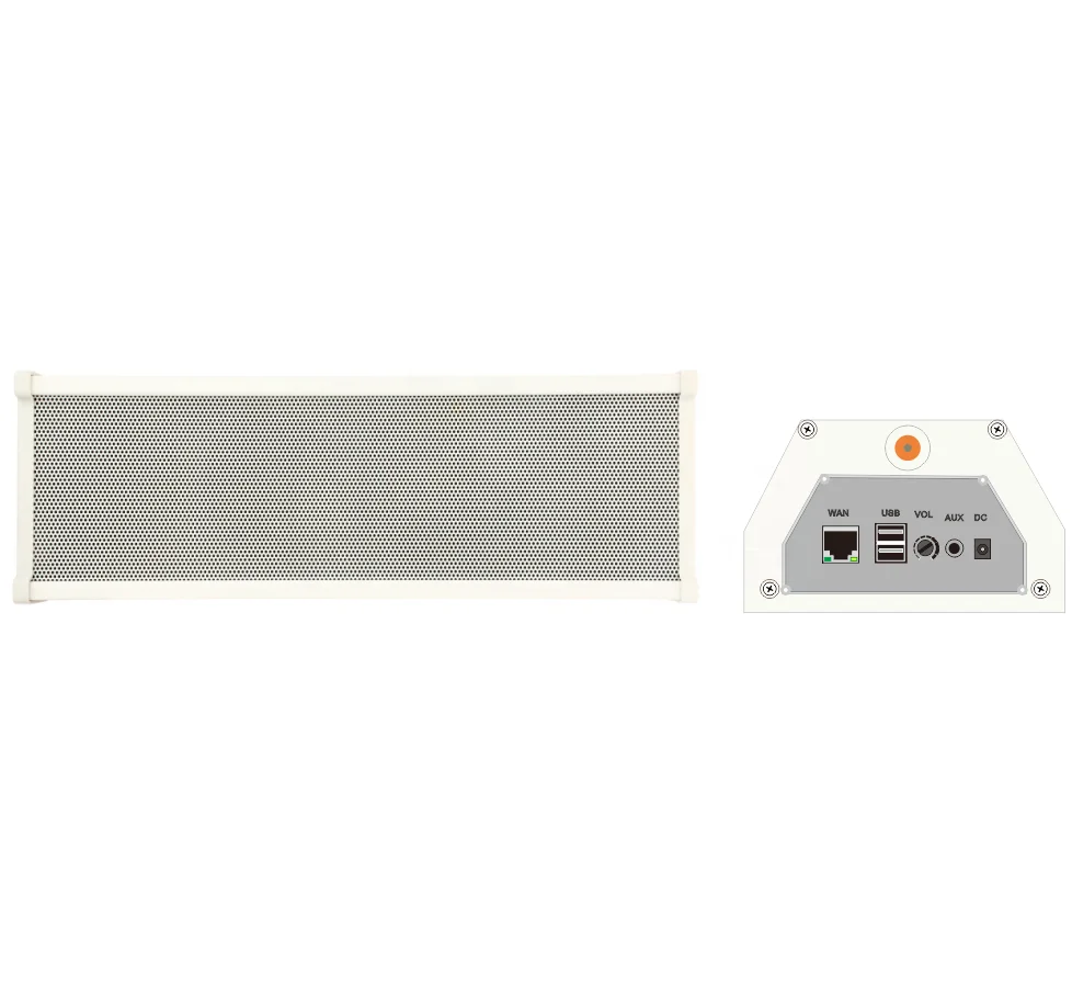 15W 4 Inch Woofers IP Column Speaker Waterproof Aluminum Active Speaker with Dual USB Interface OEM ODM Factory Sale Rj45
15W 4 Inch Woofers IP Column Speaker Waterproof Aluminum Active Speaker with Dual USB Interface OEM ODM Factory Sale Rj45