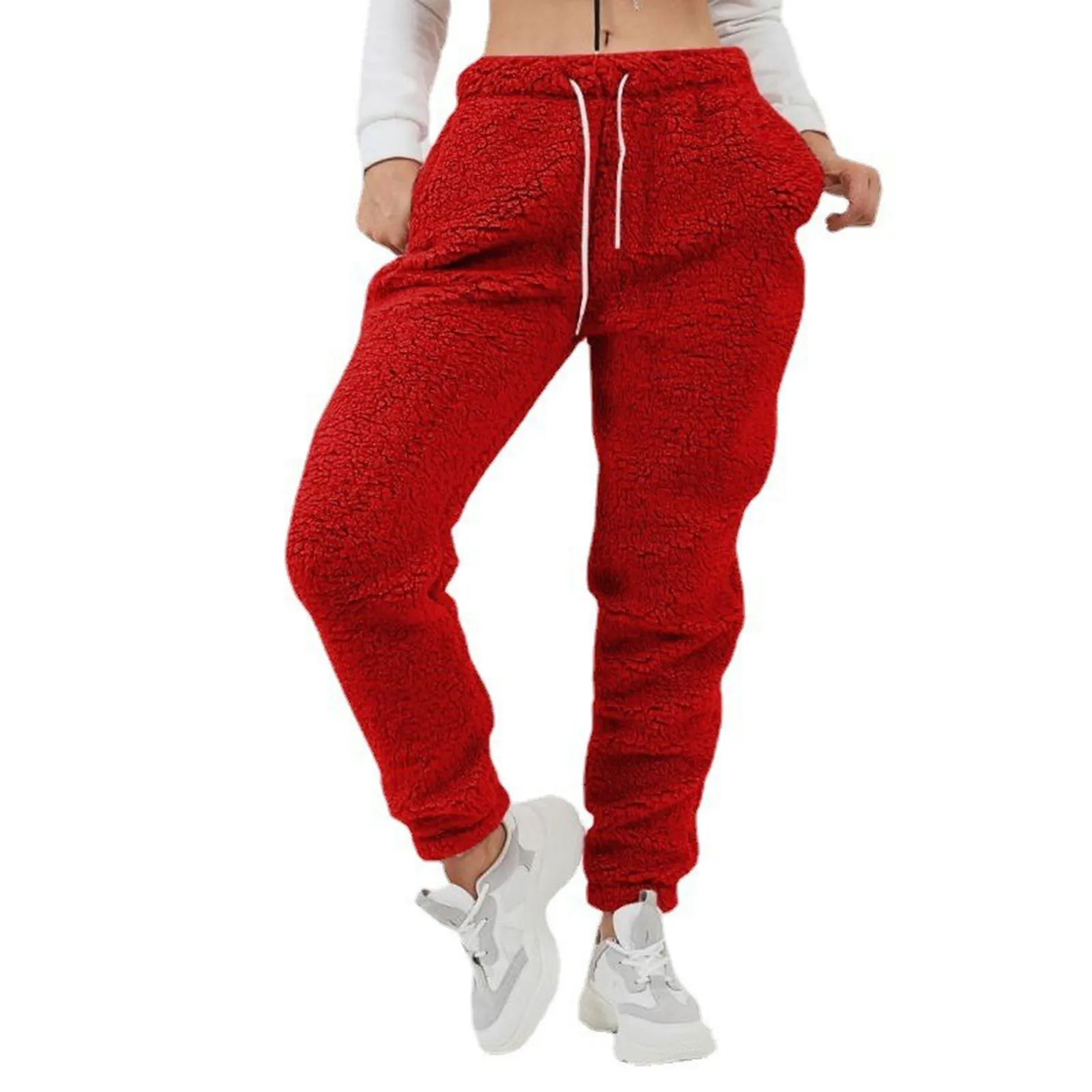 Women's Solid Color Plush Fleece Warm Pants Autumn Winter New Loose Casual Home Trousers Homewear
Women's Solid Color Plush Fleece Warm Pants Autumn Winter New Loose Casual Home Trousers Homewear