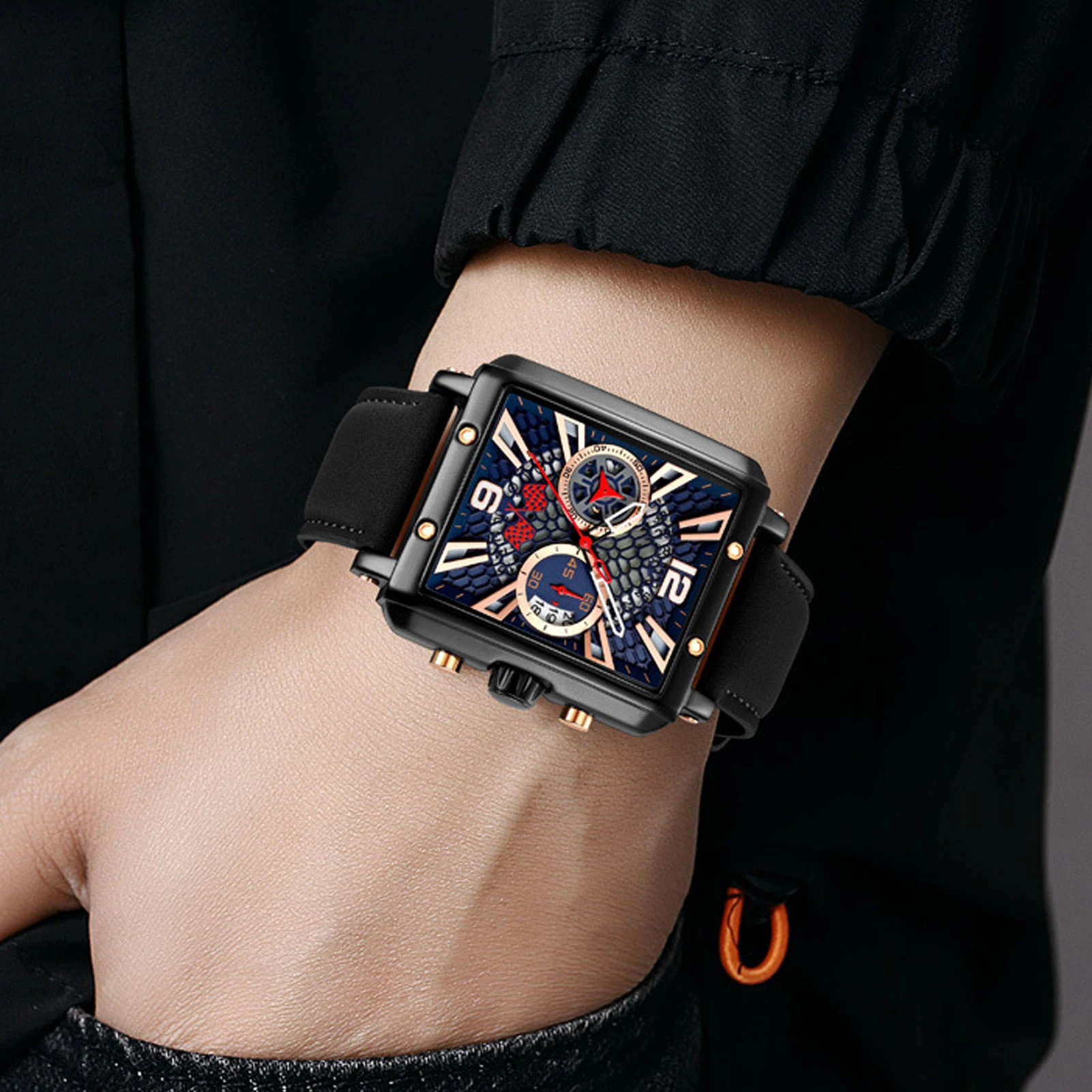 Chronograph Business Watch Business Analog Quartz Watch Quartz Movement Water Resistant 98ft Rectangular for Father Day
Chronograph Business Watch Business Analog Quartz Watch Quartz Movement Water Resistant 98ft Rectangular for Father Day