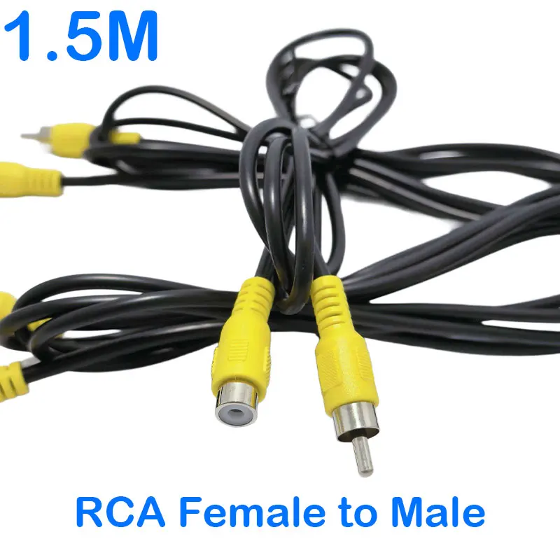 RCA 1.5m 1 Rca male to 1 Rca female Audio Video Extension Coaxial Cable for HDTV
RCA 1.5m 1 Rca male to 1 Rca female Audio Video Extension Coaxial Cable for HDTV