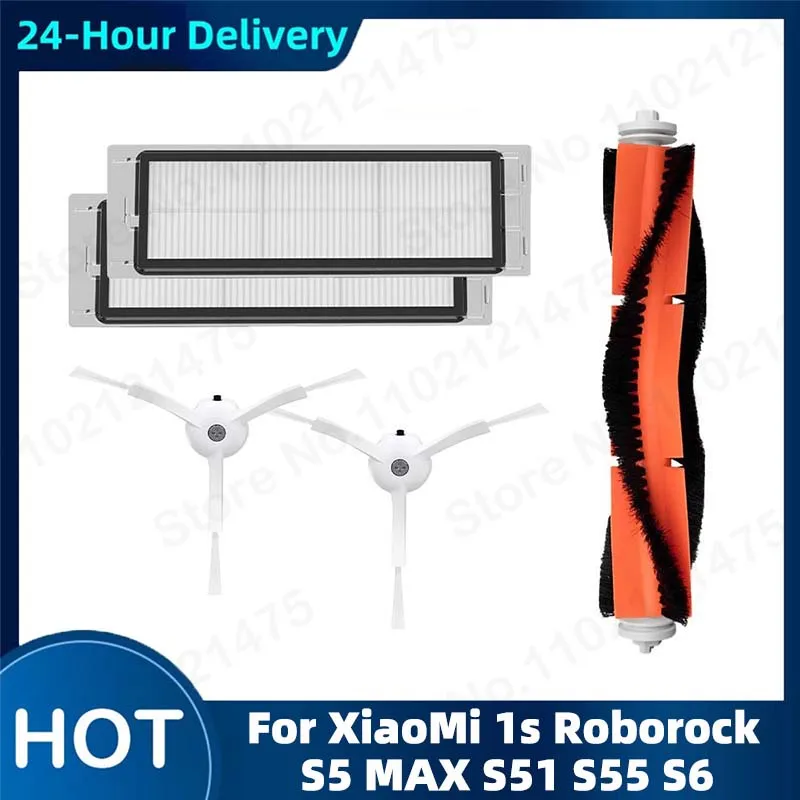 For XiaoMi 1s MI Robot 2 Roborock S50 S51 S5 HEPA Filter Side Main Brush Vacuum Cleaner Parts Accessories
For XiaoMi 1s MI Robot 2 Roborock S50 S51 S5 HEPA Filter Side Main Brush Vacuum Cleaner Parts Accessories
