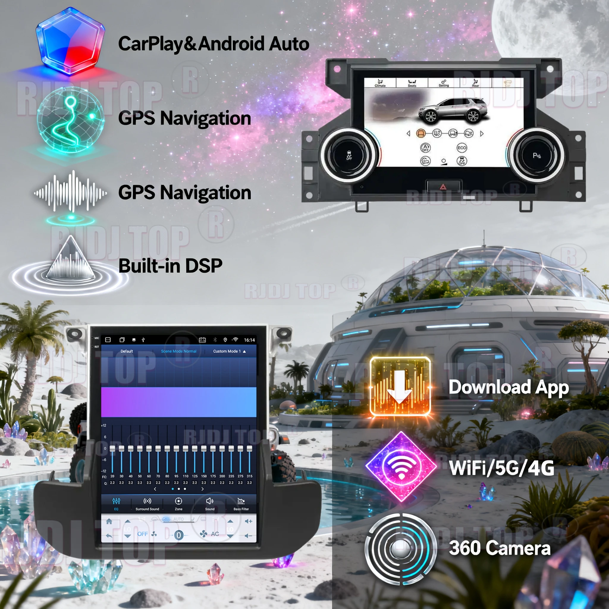Android 14 T-Style Screen For Land Rover Discovery 4 LR4 2009-2016 Car Radio GPS Navigation Car Carplay AC LCD Stereo Screen DSP
Android 14 T-Style Screen For Land Rover Discovery 4 LR4 2009-2016 Car Radio GPS Navigation Car Carplay AC LCD Stereo Screen DSP