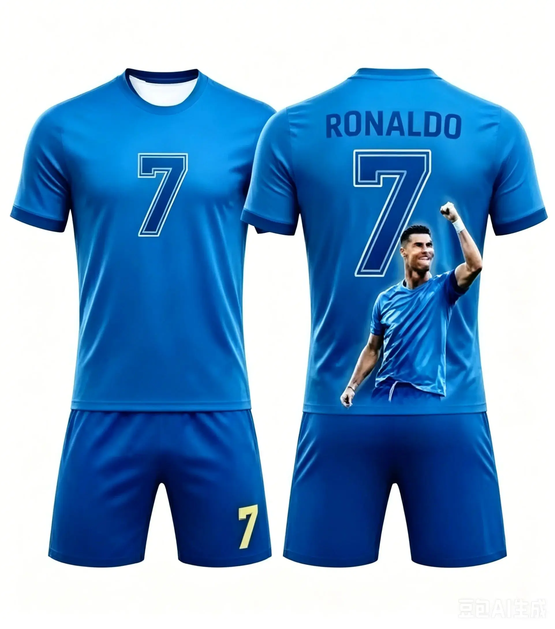 2026 Summer Fashion on Sale AI Ronaldo Short Sleeve Soccer Jersey and Shorts Set for Adults #7 Clothing Set
2026 Summer Fashion on Sale AI Ronaldo Short Sleeve Soccer Jersey and Shorts Set for Adults #7 Clothing Set