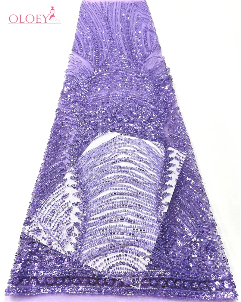 OLOEY Heavy Beaded French Tulle Fabric Nigerian Sequins Pearl Lace Luxury Party Dress High Quality
OLOEY Heavy Beaded French Tulle Fabric Nigerian Sequins Pearl Lace Luxury Party Dress High Quality