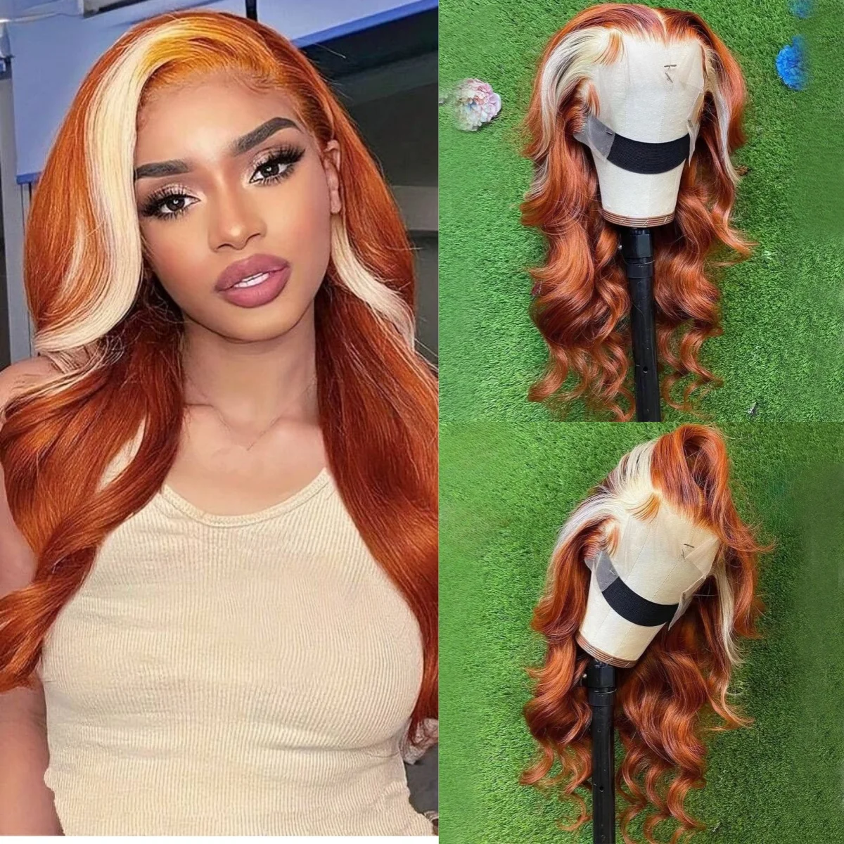 Рыжий с блондинкой, парик с объемной волной, кружевной фронтальный парик, синтетический 13X4 HD, бесклеевой, высокое качество, предварительно выщипанный, косплей, распродажа
Рыжий с блондинкой, парик с объемной волной, кружевной фронтальный парик, синтетический 13X4 HD, бесклеевой, высокое качество, предварительно выщипанный, косплей, распродажа