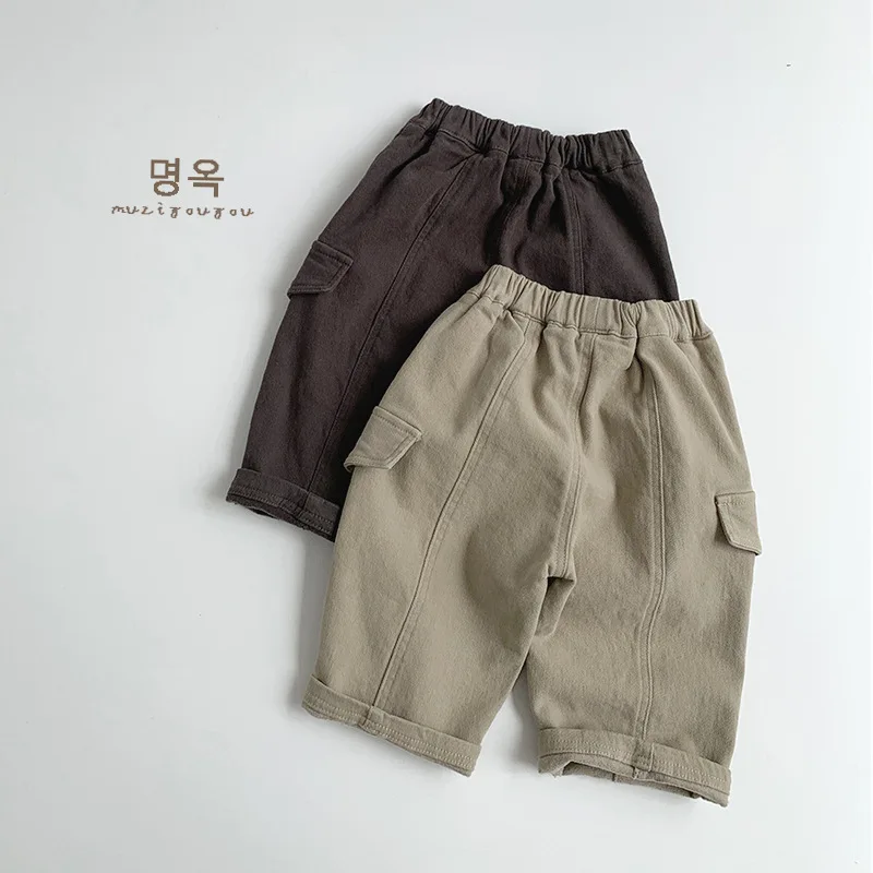 2024 Autumn Winter Warm Trousers Kids Cargo Pants Boys Girls Casual Loose Pants Baby Pocket Toddler Clothes Outerwear 1-6 Years
2024 Autumn Winter Warm Trousers Kids Cargo Pants Boys Girls Casual Loose Pants Baby Pocket Toddler Clothes Outerwear 1-6 Years