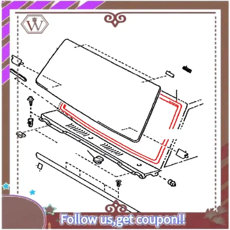 A57E-Car Front Windshield Weatherstrip 56121-60140 For Toyota Land Cruiser Hardtop FZJ71 GRJ76 HZJ78 2007-2017
A57E-Car Front Windshield Weatherstrip 56121-60140 For Toyota Land Cruiser Hardtop FZJ71 GRJ76 HZJ78 2007-2017