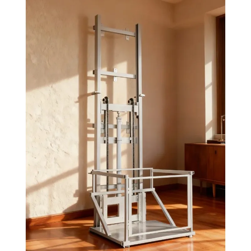 Home mini elevator 500KG 1000KG hydraulic low noise safe durable 2-8 meters height adjustment
Home mini elevator 500KG 1000KG hydraulic low noise safe durable 2-8 meters height adjustment