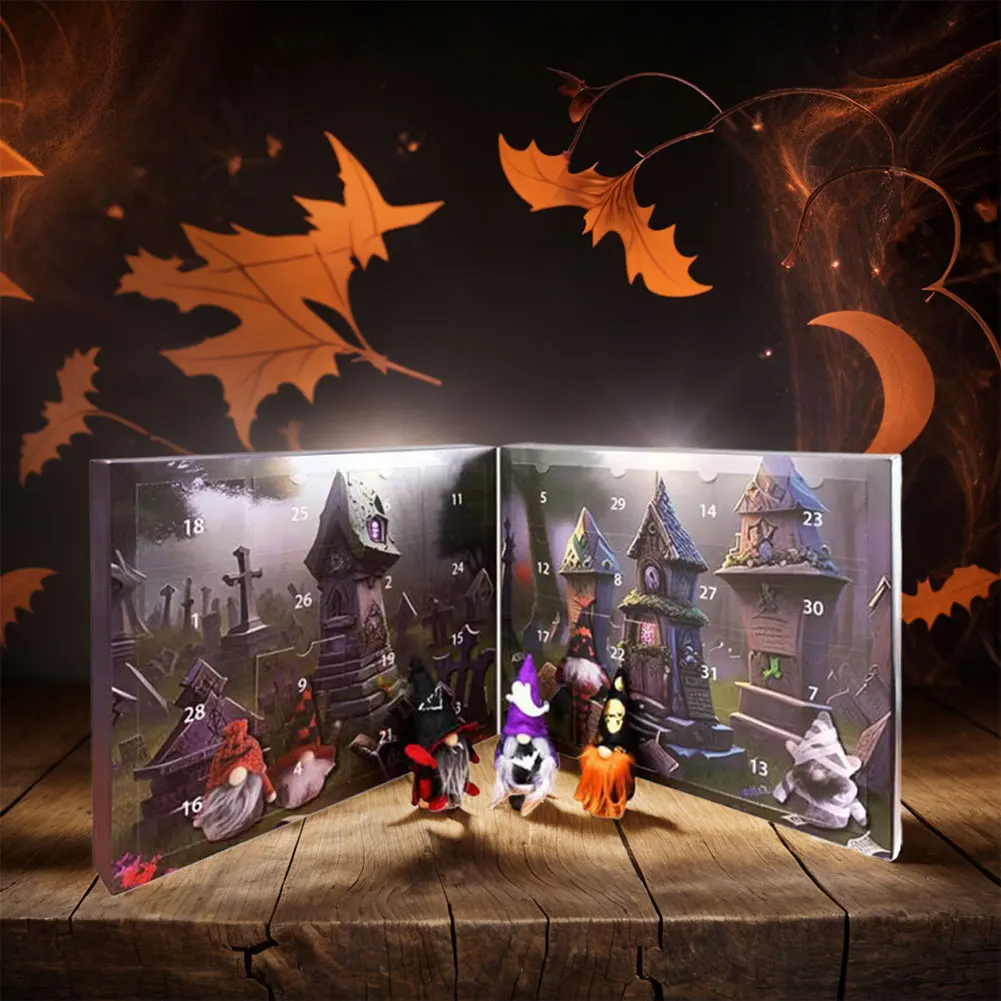 2024 Halloween Gnome Advent Calendar with 31 Collectible Dolls Home Decor Children's Cartoon Halloween Countdown Calendar
2024 Halloween Gnome Advent Calendar with 31 Collectible Dolls Home Decor Children's Cartoon Halloween Countdown Calendar