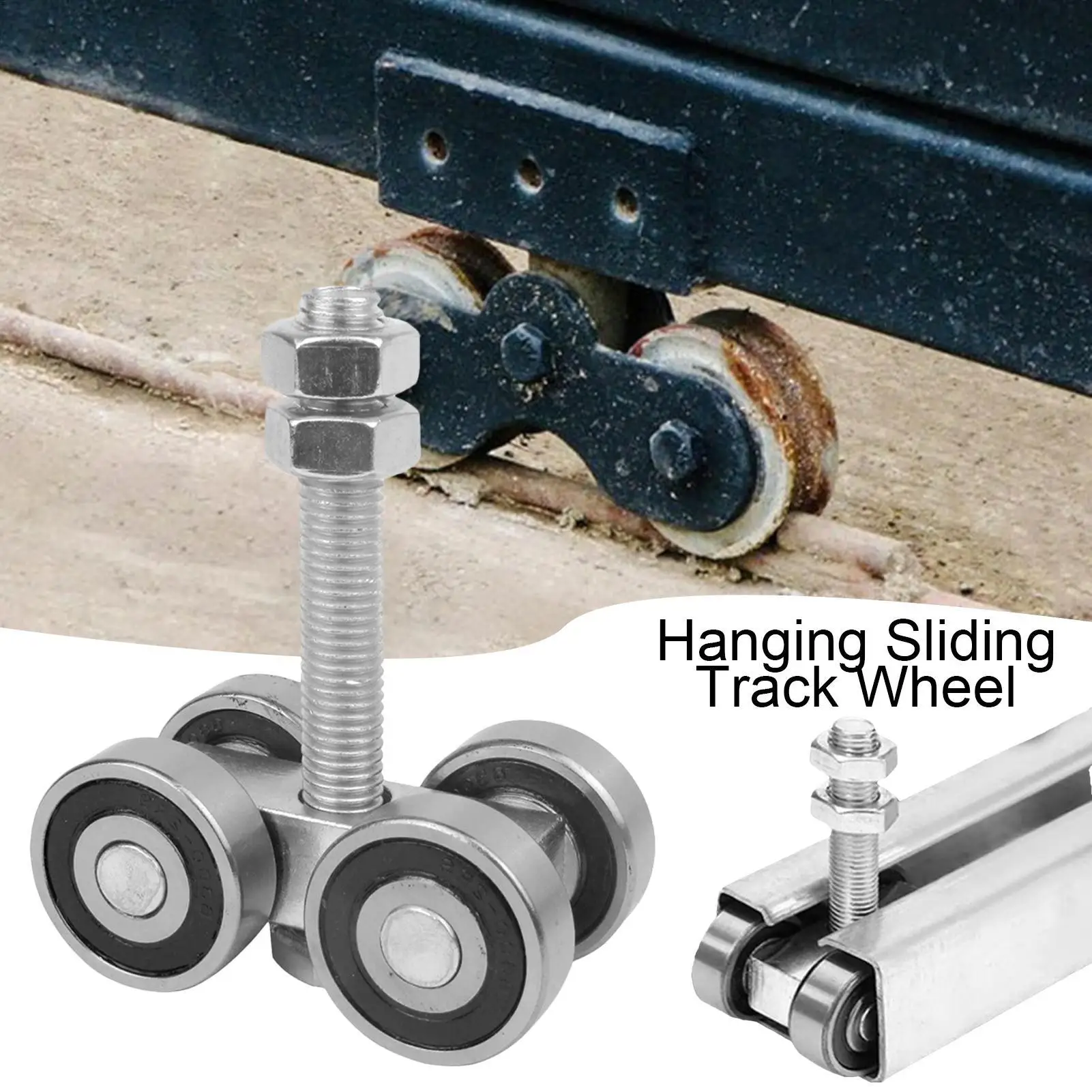 Barn Door 4 Wheel Trolley Assembly Roller Heavy Duty Sliding Hanger Ceiling Mount Hardware For Wardrobe
Barn Door 4 Wheel Trolley Assembly Roller Heavy Duty Sliding Hanger Ceiling Mount Hardware For Wardrobe