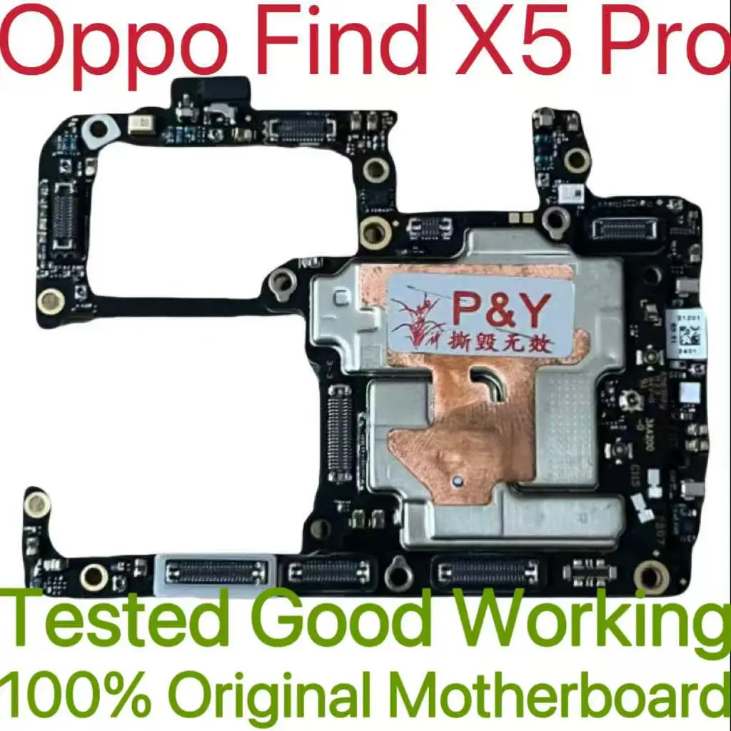 Global Version Original Unlocked Motherboard for Oppo Find X5 Pro Tested Circuit Plate Main Logic Board for Oppo Find X5 Pro
Global Version Original Unlocked Motherboard for Oppo Find X5 Pro Tested Circuit Plate Main Logic Board for Oppo Find X5 Pro
