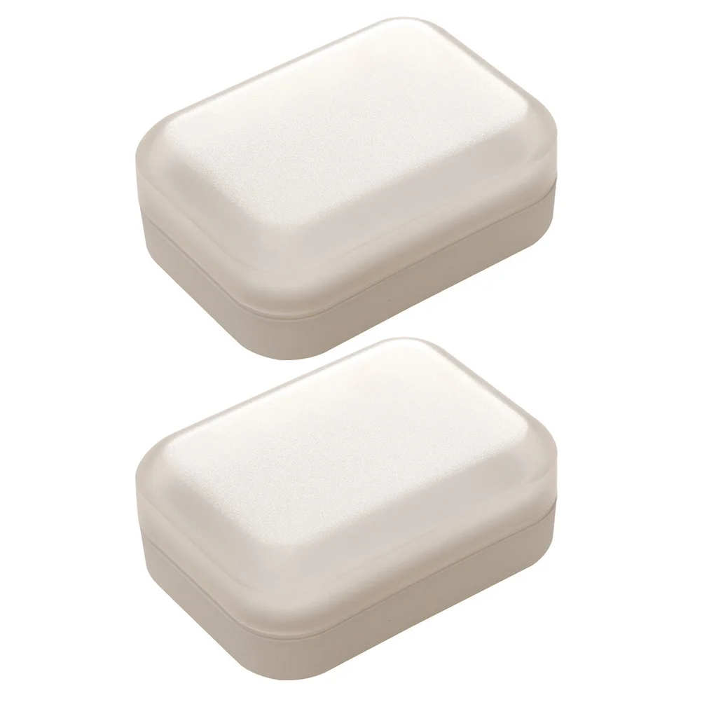2Pcs Soap Dish Holder Plastic Bathroom Case Drainage Travel Container Tray Storage White Portable Kitchen Hotel Home
2Pcs Soap Dish Holder Plastic Bathroom Case Drainage Travel Container Tray Storage White Portable Kitchen Hotel Home