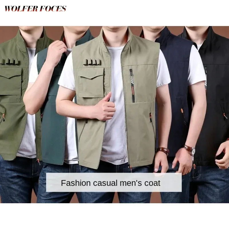 Free Jacket Outdoor Camping Sleeveless Multipocket Men's Clothing Vest Shipping Multi-pockets Man Fishing Embroidered Hunting
Free Jacket Outdoor Camping Sleeveless Multipocket Men's Clothing Vest Shipping Multi-pockets Man Fishing Embroidered Hunting