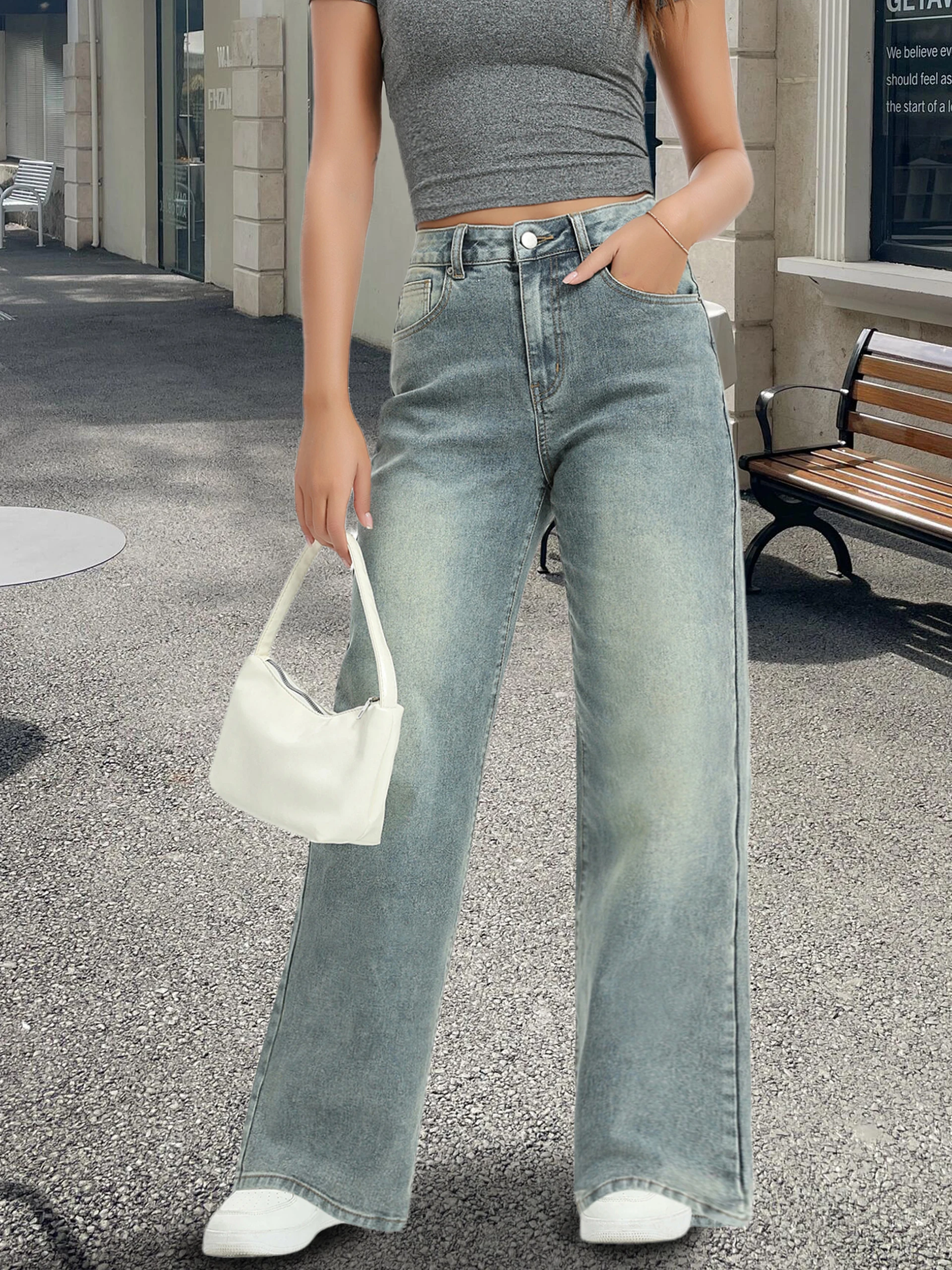 Women's Retro Denim Jeans Elastic Casual Straight Leg Jeans New 2026 Fashion Ladies Stretchy Classic Blue Jeans
Women's Retro Denim Jeans Elastic Casual Straight Leg Jeans New 2026 Fashion Ladies Stretchy Classic Blue Jeans