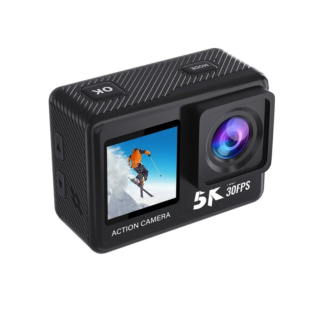 NCZOBOE 5K 30FPS Action Camera with Wi-Fi Dual Touch Screens 50MP EIS 170D 4X Zoom 30M Waterproof Sport Camera
NCZOBOE 5K 30FPS Action Camera with Wi-Fi Dual Touch Screens 50MP EIS 170D 4X Zoom 30M Waterproof Sport Camera