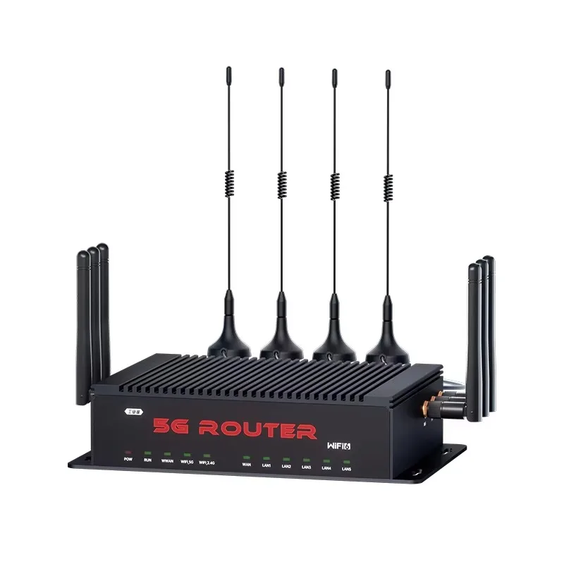 Промышленный маршрутизатор M2M с 5 LAN-портами, поддержкой 5G/4G SIM-карт и Wi-Fi для рекламных и торговых автоматов, маршрутизатор-шлюз
Промышленный маршрутизатор M2M с 5 LAN-портами, поддержкой 5G/4G SIM-карт и Wi-Fi для рекламных и торговых автоматов, маршрутизатор-шлюз