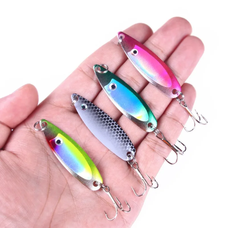 5pcs 5.6g Metal Sequin Colorful Microscopic Melon Seeds Fishing Lure Artificial Bait 3D Eyes with Ring and Three Hooks
5pcs 5.6g Metal Sequin Colorful Microscopic Melon Seeds Fishing Lure Artificial Bait 3D Eyes with Ring and Three Hooks