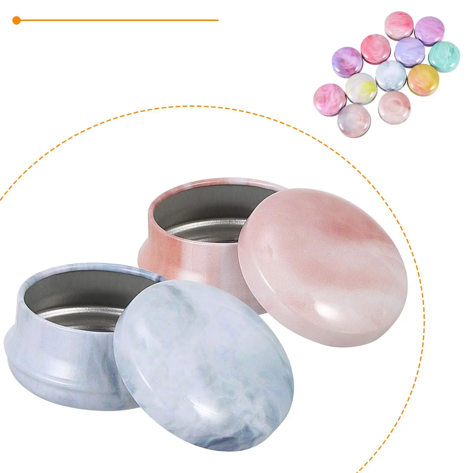 12 Pcs Jar Small Tins with Lids Making Candles Holder Sand Wick Bottle Candy Travel
12 Pcs Jar Small Tins with Lids Making Candles Holder Sand Wick Bottle Candy Travel