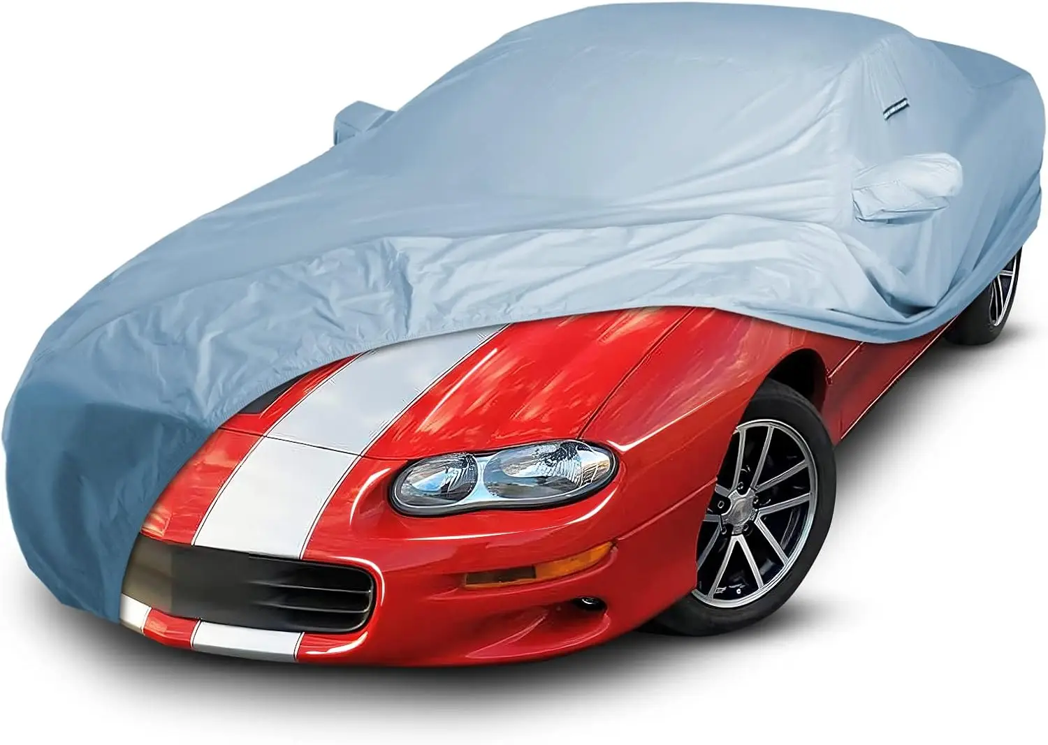 Custom Car Cover for Chevy Camaro 1993-2002, Waterproof All Weather Protection with UV Defense and Secure Straps
Custom Car Cover for Chevy Camaro 1993-2002, Waterproof All Weather Protection with UV Defense and Secure Straps