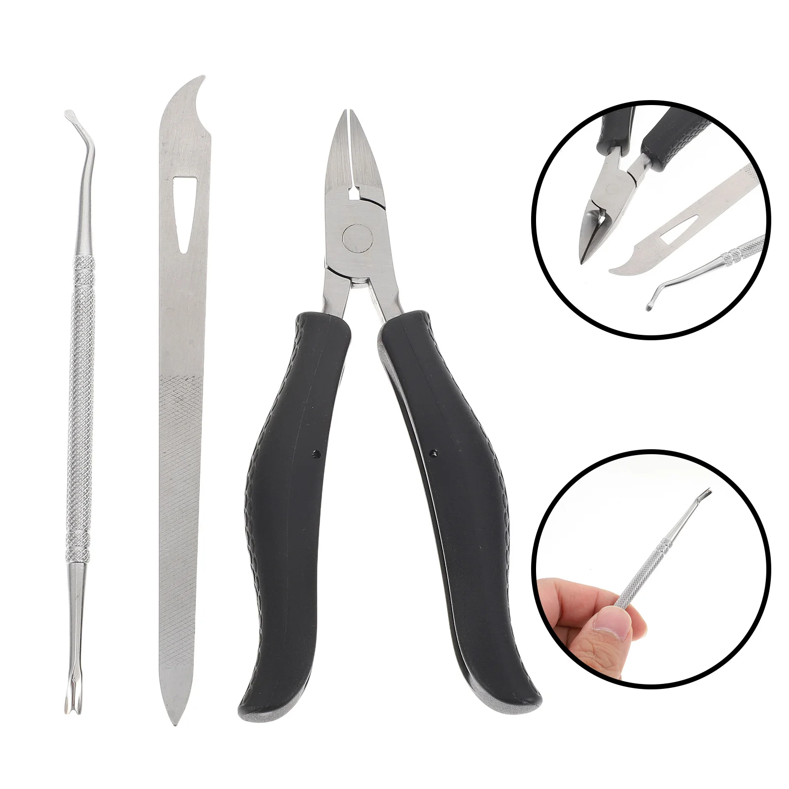 Dead Skin Pliers Set Nail Clipper Toenail Trimmer Stainless Steel Pedicure Tools Compact Travel Practical Durable Rustproof Safe
Dead Skin Pliers Set Nail Clipper Toenail Trimmer Stainless Steel Pedicure Tools Compact Travel Practical Durable Rustproof Safe