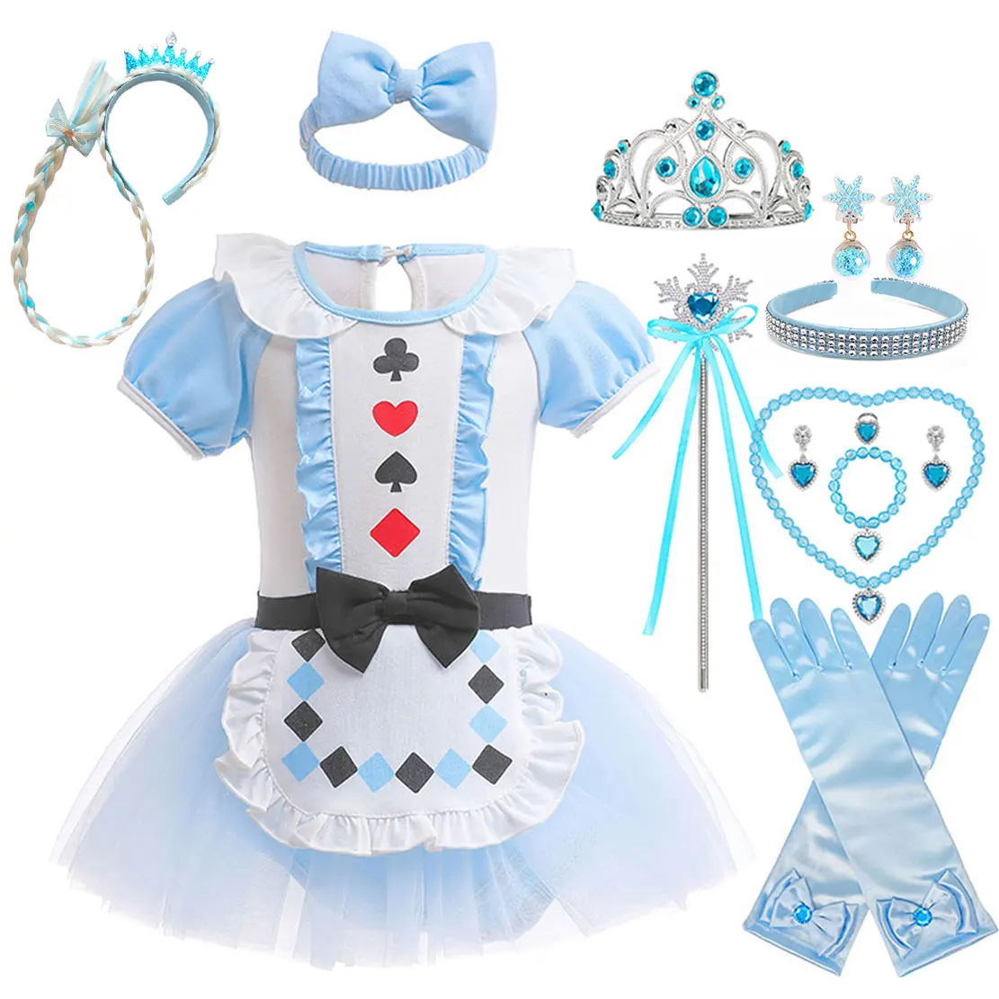Disney Baby Girl Romper TUTU Dress For Girl Princess Elsa Blue Short Sleeve Cute Baby Cotton Dress + Headband Accessories Set
Disney Baby Girl Romper TUTU Dress For Girl Princess Elsa Blue Short Sleeve Cute Baby Cotton Dress + Headband Accessories Set