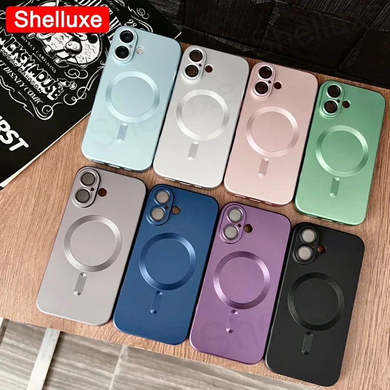 For iPhone16 Plus Case Shelluxe Luxury Magsafe Wireless Charge Soft Case For iPhone 15 14 13 12 11 Pro Max APPLE16 Phone Cases
For iPhone16 Plus Case Shelluxe Luxury Magsafe Wireless Charge Soft Case For iPhone 15 14 13 12 11 Pro Max APPLE16 Phone Cases