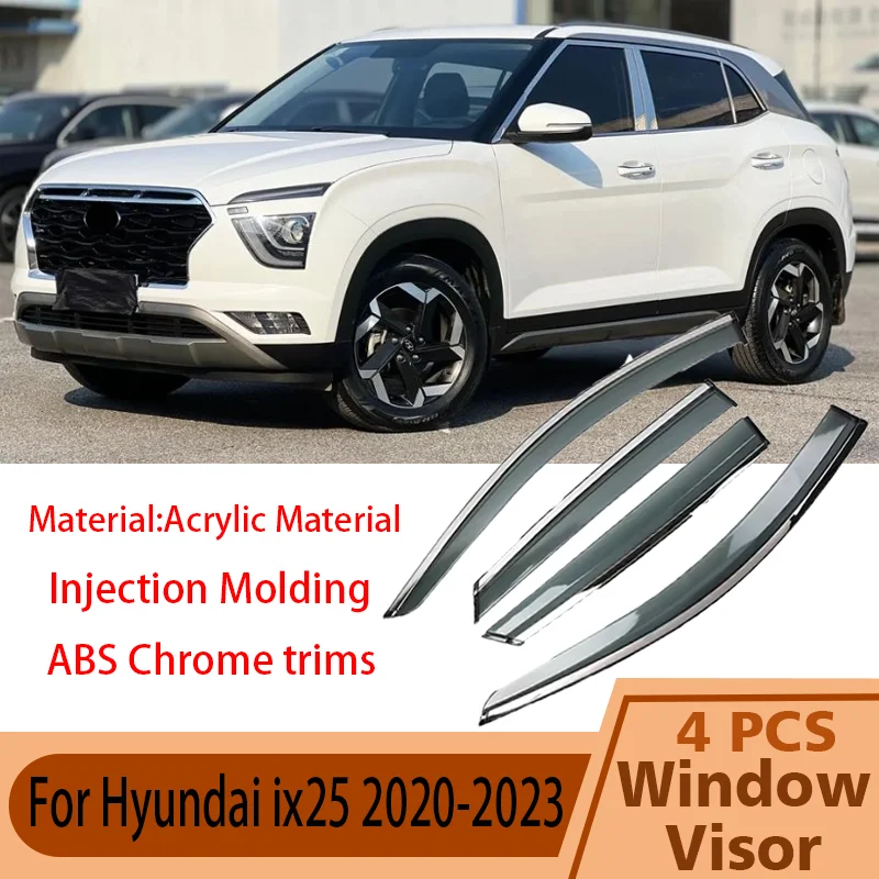 Car Side Window Deflector For Hyundai ix25 Creta Cantus SU2 2020-2023 Sun Rain Guard Windshield Weathershields Window Rain Guard
Car Side Window Deflector For Hyundai ix25 Creta Cantus SU2 2020-2023 Sun Rain Guard Windshield Weathershields Window Rain Guard