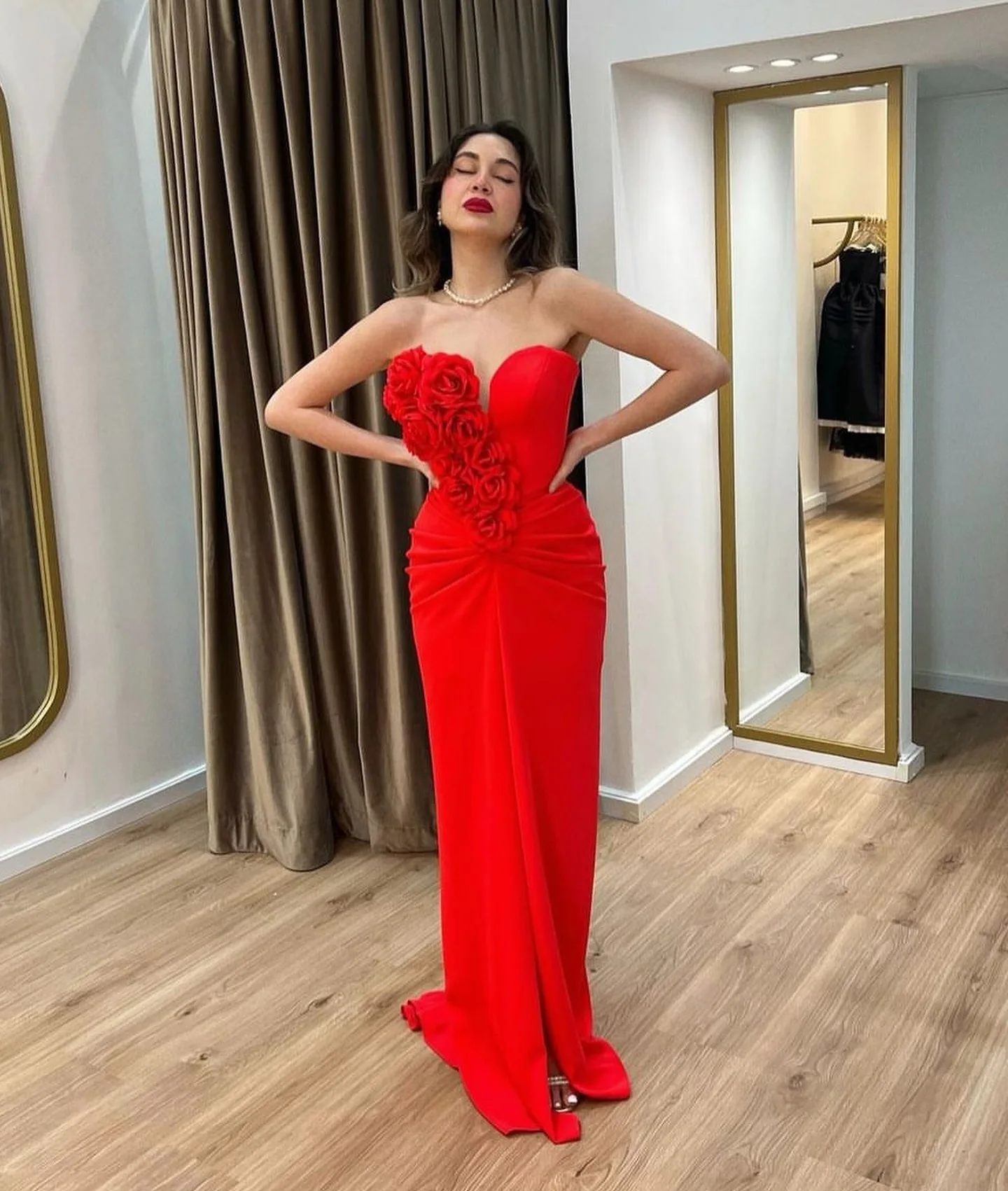 Customized Sexy Jersey Straight 3D Flowers Evening Dress High Quality Sweetheart Sleeveless Floor Length After Party Dress
Customized Sexy Jersey Straight 3D Flowers Evening Dress High Quality Sweetheart Sleeveless Floor Length After Party Dress
