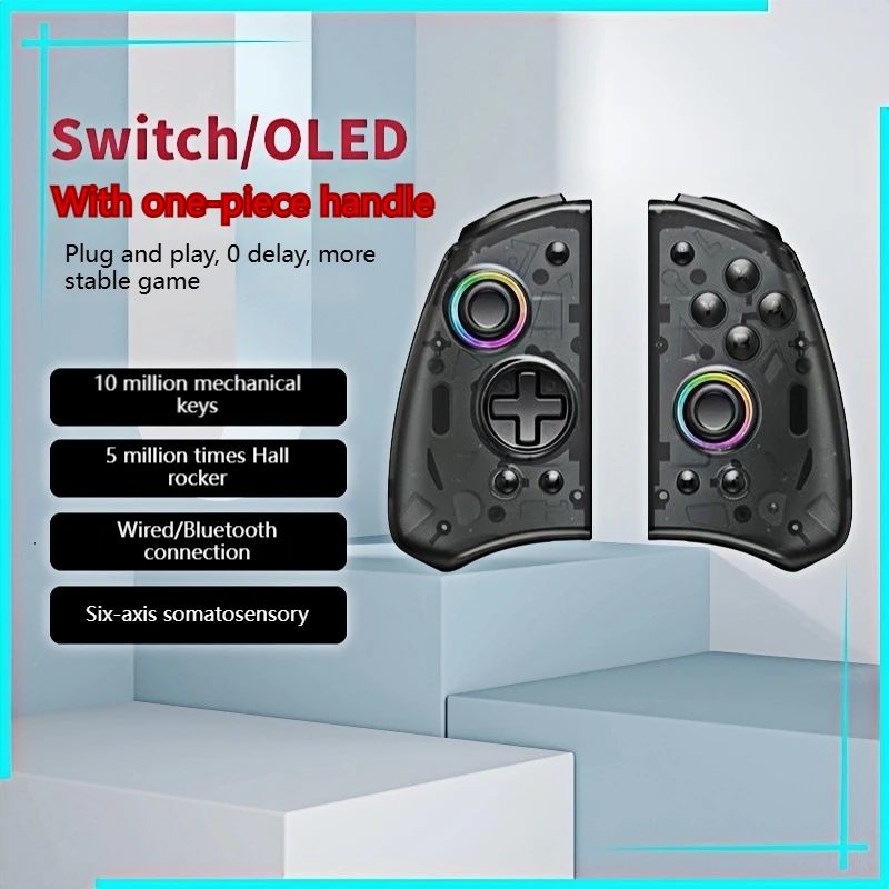 Qrd T5 Wireless Game Controller Hall Electromagnetic Joystick Linear Trigger Customizable Back Key Mechanical Button Low Latency
Qrd T5 Wireless Game Controller Hall Electromagnetic Joystick Linear Trigger Customizable Back Key Mechanical Button Low Latency