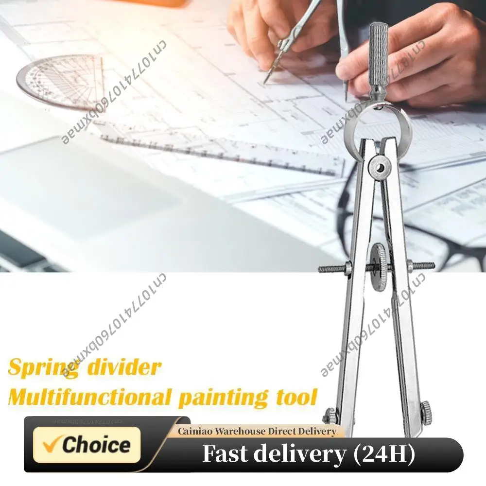 Spring Protractior Compasses Multi-function Leather Engineering Compasses Math Geometry Set with Lock Drawing Tools
Spring Protractior Compasses Multi-function Leather Engineering Compasses Math Geometry Set with Lock Drawing Tools