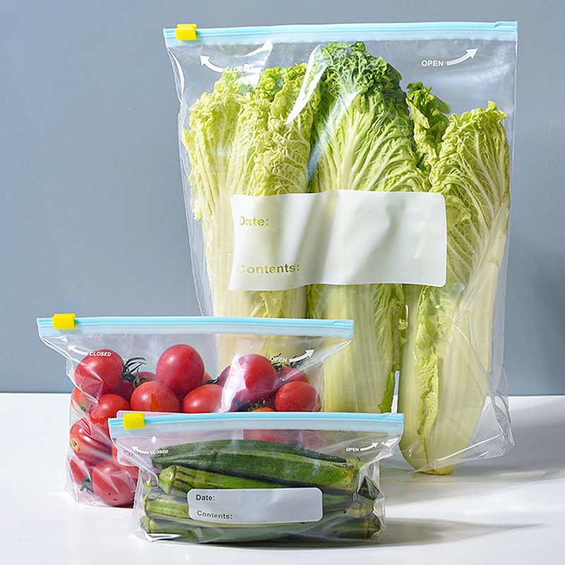 Reusable Storage Bags with Zipper Lock Food Grade Transparent Perfect for Kitchen Organization and Pantry
Reusable Storage Bags with Zipper Lock Food Grade Transparent Perfect for Kitchen Organization and Pantry