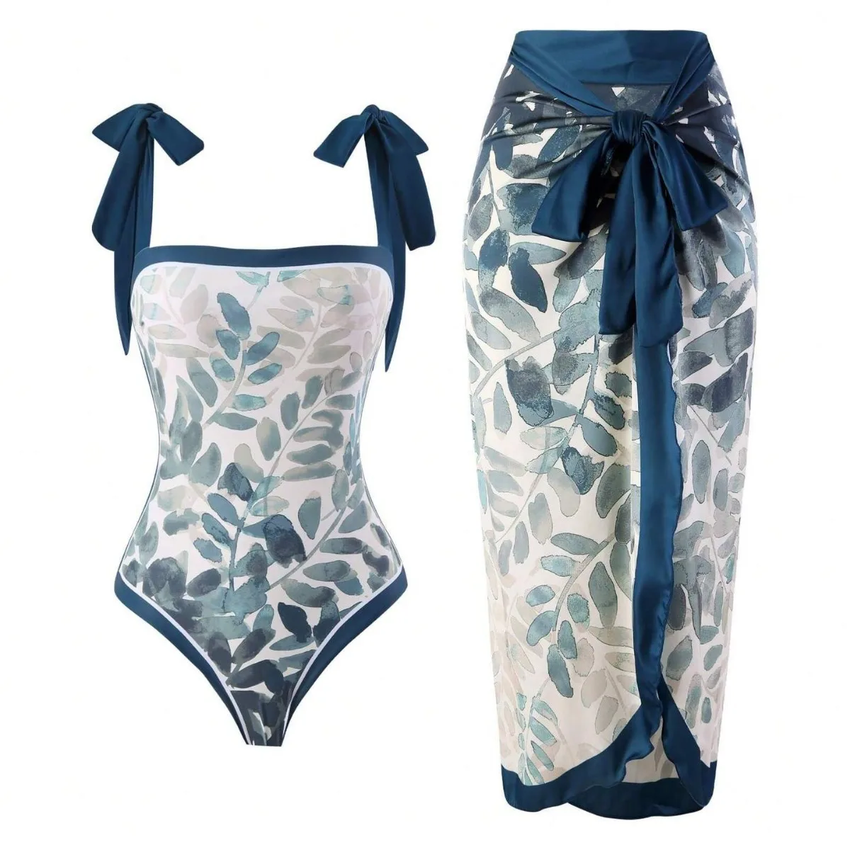 Luxury Elegant Flora Print Bikini Sets Swimsuit & Skirt Asymmetrical One Piece Swimwear Female Cover Up Brazilian Bathing Suit
Luxury Elegant Flora Print Bikini Sets Swimsuit & Skirt Asymmetrical One Piece Swimwear Female Cover Up Brazilian Bathing Suit