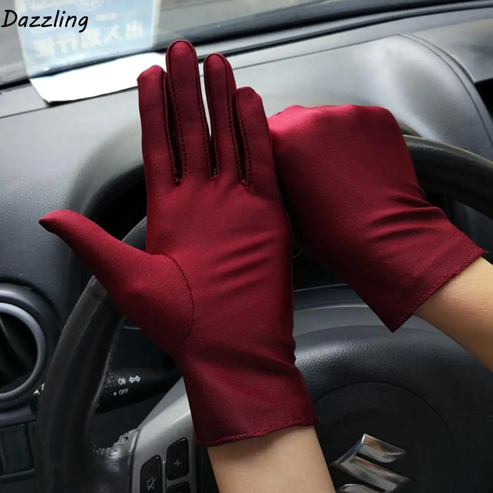 Cycling Dance Thin Elastic Pure Color Spandex Anti-UV Driving Gloves Etiquette Gloves Sun Protection
Cycling Dance Thin Elastic Pure Color Spandex Anti-UV Driving Gloves Etiquette Gloves Sun Protection