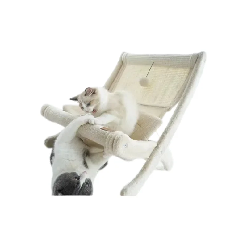 Cat Nest with Climbing Frame, Linen Cover, Sisal Hemp Scratch Board, No Crumbs, Ideal for Summer Sofa
Cat Nest with Climbing Frame, Linen Cover, Sisal Hemp Scratch Board, No Crumbs, Ideal for Summer Sofa