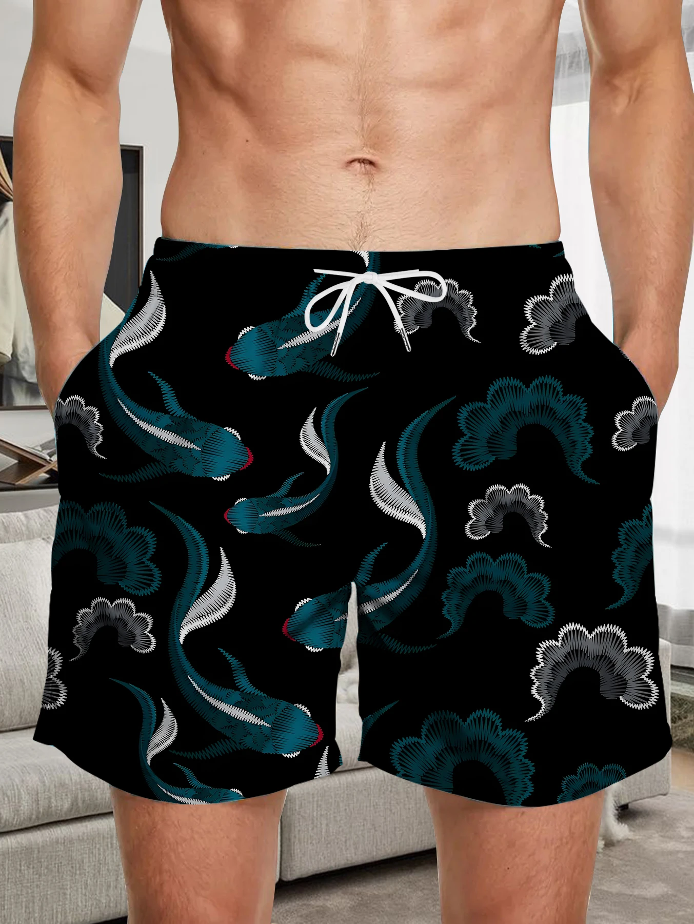 Casual Lounge Beach Shorts Men Full Digital Print Skin-friendly Polyester Trunks
Casual Lounge Beach Shorts Men Full Digital Print Skin-friendly Polyester Trunks