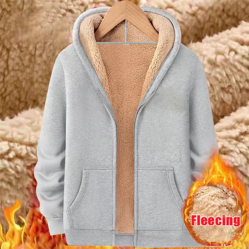 Fleece Sweatshirt Thickened Lamb Plush Hooded Zipper Cardigan Casual Red Coat Long Sleeve Woman New Clothing Winter Loose Trend
Fleece Sweatshirt Thickened Lamb Plush Hooded Zipper Cardigan Casual Red Coat Long Sleeve Woman New Clothing Winter Loose Trend