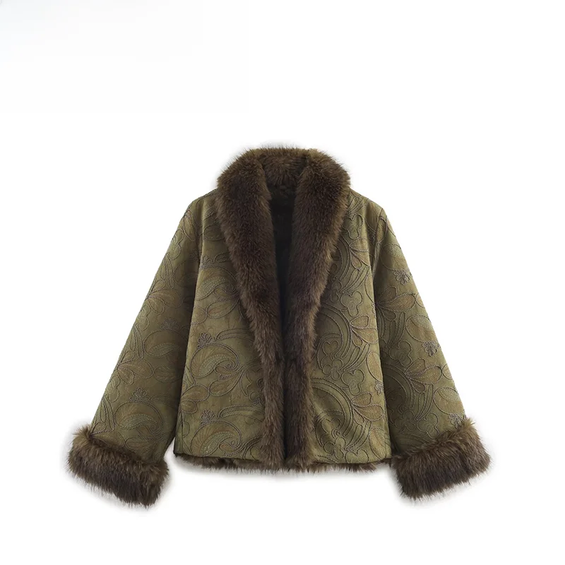 Модная двусторонняя короткая куртка с вышивкой, женская универсальная верхняя одежда из полиэфирного волокна, осенняя новинка
Модная двусторонняя короткая куртка с вышивкой, женская универсальная верхняя одежда из полиэфирного волокна, осенняя новинка