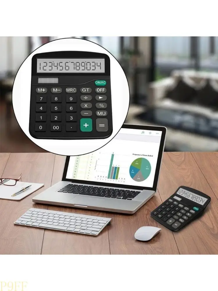 CS1W 12 Digit Desk Calculator Big Buttons Financial Business Accounting Tool Solar Power Battery Dual Power Ecofriendly
CS1W 12 Digit Desk Calculator Big Buttons Financial Business Accounting Tool Solar Power Battery Dual Power Ecofriendly