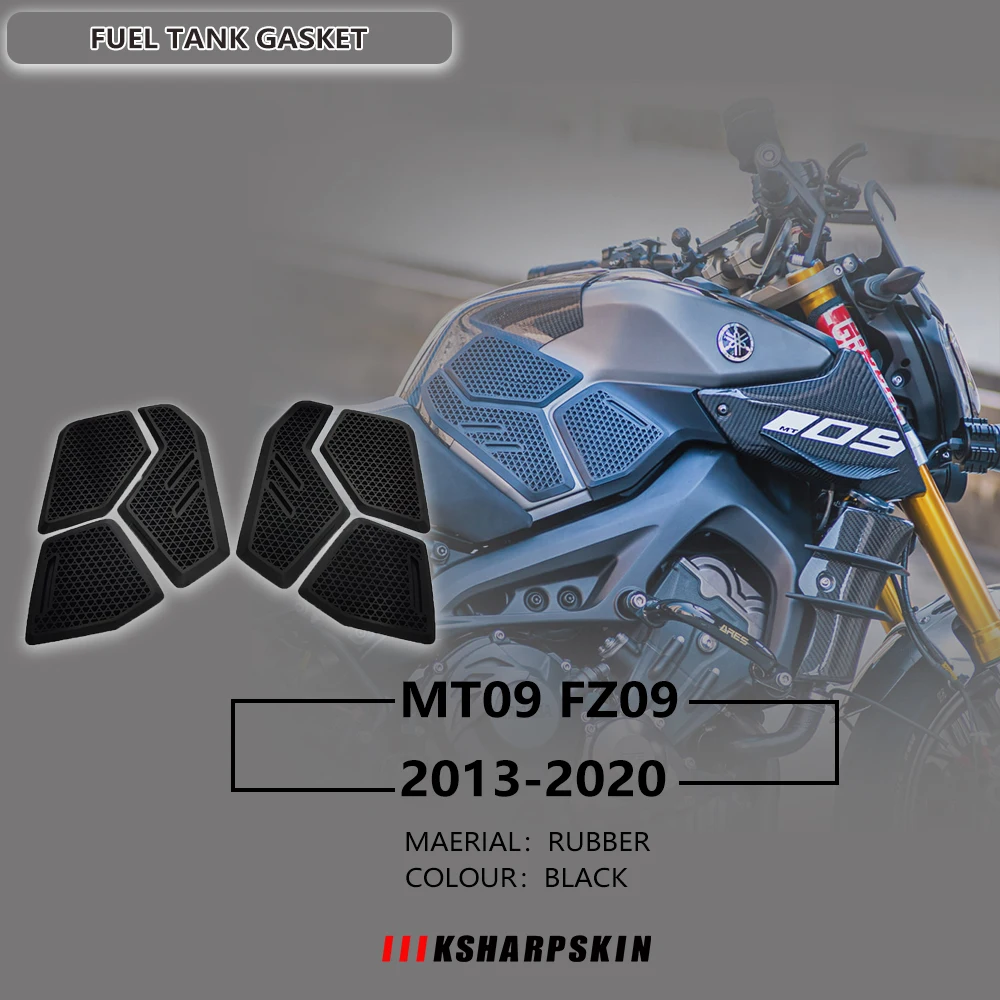 3D Motorcycle Fuel Tank Pad Knee Pad Protector Side Sticker Suitable for MT09 FZ09 2013-2020
3D Motorcycle Fuel Tank Pad Knee Pad Protector Side Sticker Suitable for MT09 FZ09 2013-2020