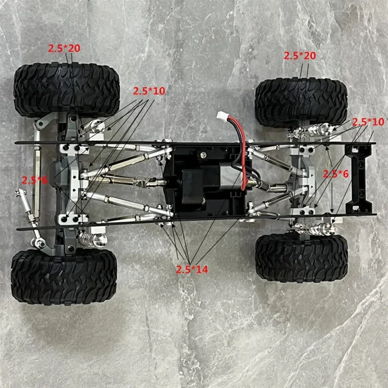 Metal Upgrade Tie Rod Shock Absorber Tie Rod Seat Nine Piece Set For Feiyu FY003-5A WPL C14 C24 1/16 RC Car Parts
Metal Upgrade Tie Rod Shock Absorber Tie Rod Seat Nine Piece Set For Feiyu FY003-5A WPL C14 C24 1/16 RC Car Parts