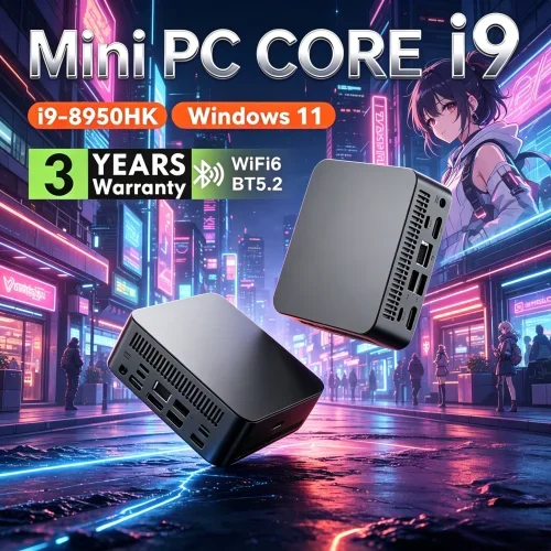 Ingenious 2026 Portable MINI PC Windows 11 Pro Core I9 8950HK RAM 1TB 2TB SSD WIFI 6 BT5.2 4K HD Dapper Multimedia
Ingenious 2026 Portable MINI PC Windows 11 Pro Core I9 8950HK RAM 1TB 2TB SSD WIFI 6 BT5.2 4K HD Dapper Multimedia
