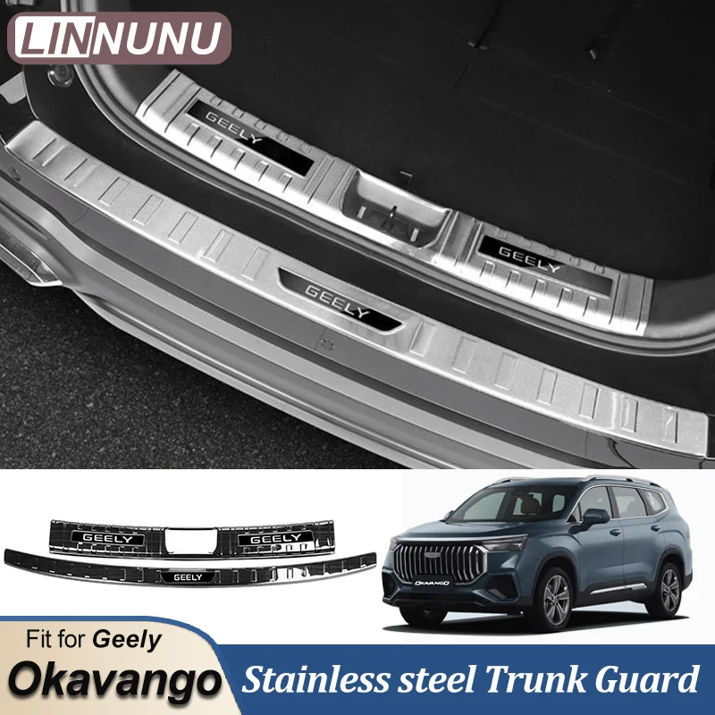 LINNUNU For Geely Okavango 2024 Car Styling Rear Bumper Protector Sill Trunk Guard Tread Plate Stainless Steel Auto Accessories
LINNUNU For Geely Okavango 2024 Car Styling Rear Bumper Protector Sill Trunk Guard Tread Plate Stainless Steel Auto Accessories