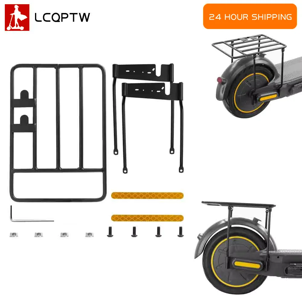 Rear Storage Shelf Thicken Steel Folded Cargo Carrier Rack For Segway Ninebot Max G30 G30LP G30E G30D Electric Scooter Parts
Rear Storage Shelf Thicken Steel Folded Cargo Carrier Rack For Segway Ninebot Max G30 G30LP G30E G30D Electric Scooter Parts
