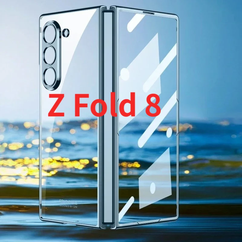 Suitable for Samsung Z Fold 8 transparent shockproof protective case, electroplated shell and film integrated phone case for Z F
Suitable for Samsung Z Fold 8 transparent shockproof protective case, electroplated shell and film integrated phone case for Z F