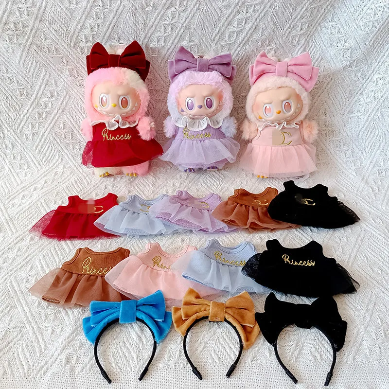 Only Baby Clothes 17cm Labubu Doll Baby Clothes Set V1v2v3 Pendant Baby Clothes Lace Skirt Hairpin Cute Style
Only Baby Clothes 17cm Labubu Doll Baby Clothes Set V1v2v3 Pendant Baby Clothes Lace Skirt Hairpin Cute Style